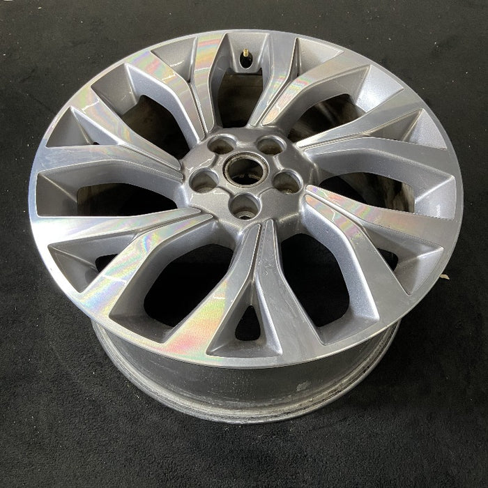 21" RANGE ROVER 18 21x9.5 alloy 7 Y spoke slanted machined face gray accents Original OEM Wheel Rim