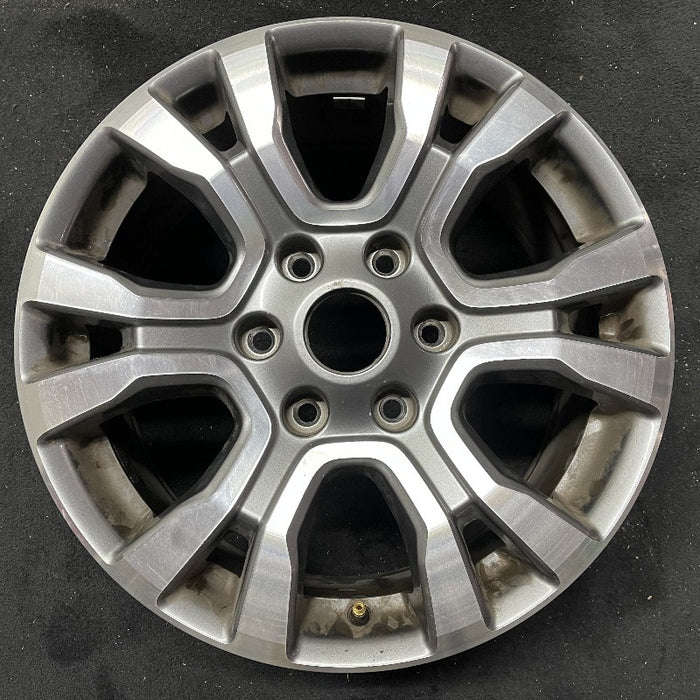 18" RANGER 19 18x8 aluminum 6 spoke machined face with pockets center in gray U spoke Original OEM Wheel Rim