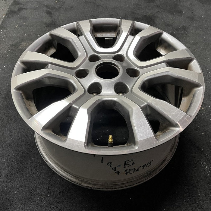 18" RANGER 19 18x8 aluminum 6 spoke machined face with pockets center in gray U spoke Original OEM Wheel Rim