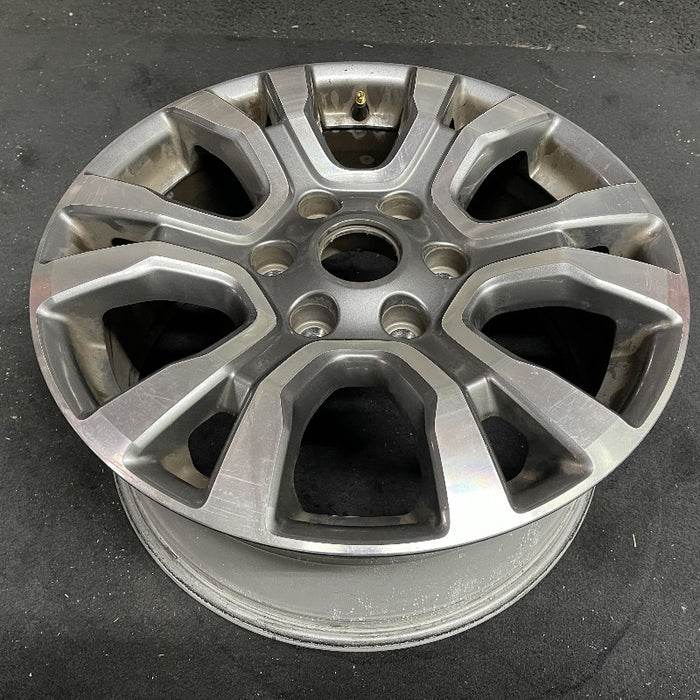 18" RANGER 19 18x8 aluminum 6 spoke machined face with pockets center in gray U spoke Original OEM Wheel Rim