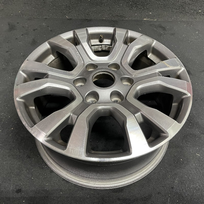 18" RANGER 19 18x8 aluminum 6 spoke machined face with  pockets center in gray U spoke Original OEM Wheel Rim