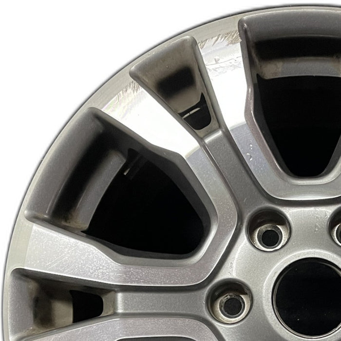 18" RANGER 19 18x8 aluminum 6 spoke machined face with pockets center in gray U spoke Original OEM Wheel Rim