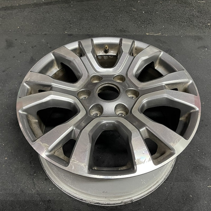 18" RANGER 19 18x8 aluminum 6 spoke machined face with pockets center in gray U spoke Original OEM Wheel Rim