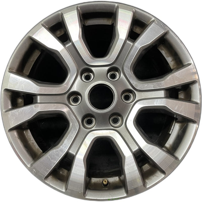 18" RANGER 19 18x8 aluminum 6 spoke machined face with pockets center in gray U spoke Original OEM Wheel Rim