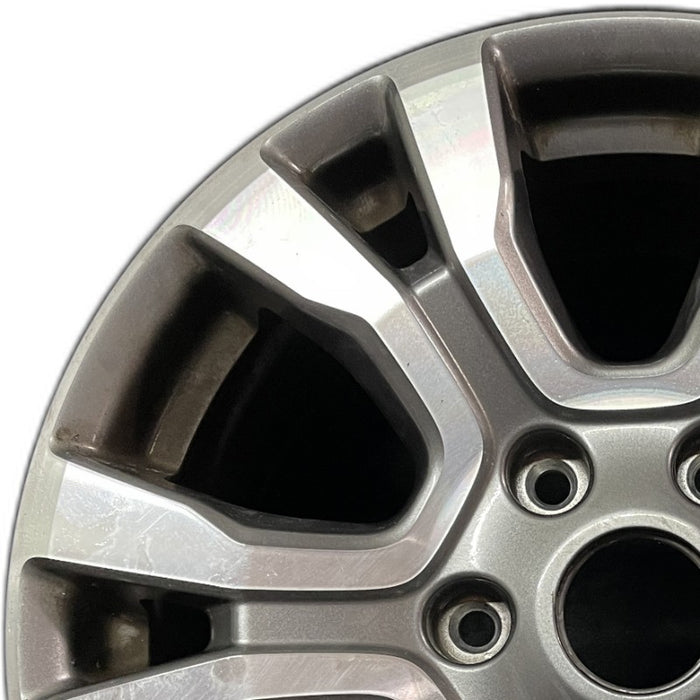 18" RANGER 19 18x8 aluminum 6 spoke machined face with pockets center in gray U spoke Original OEM Wheel Rim