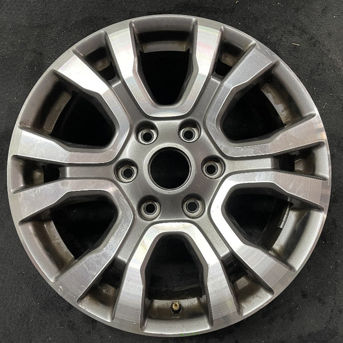 18" RANGER 19 18x8 aluminum 6 spoke machined face with pockets center in gray U spoke Original OEM Wheel Rim