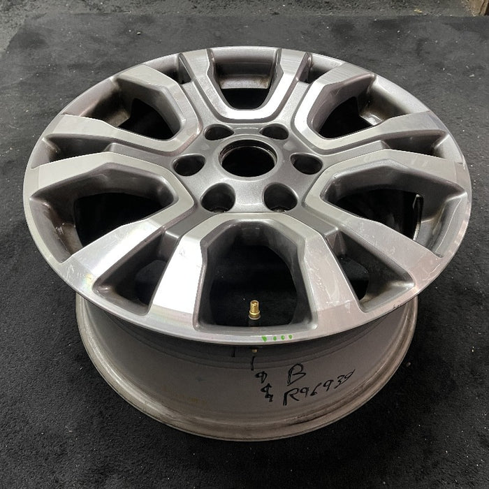 18" RANGER 19 18x8 aluminum 6 spoke machined face with pockets center in gray U spoke Original OEM Wheel Rim