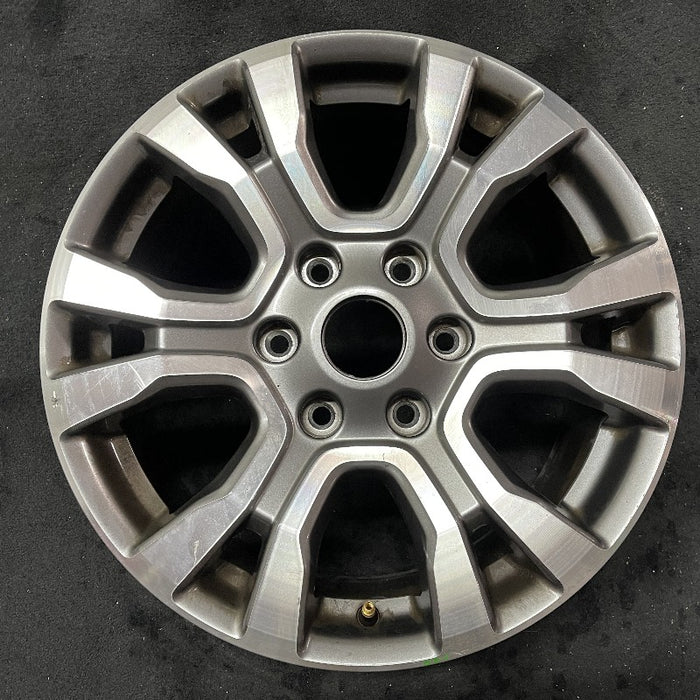 18" RANGER 19 18x8 aluminum 6 spoke machined face with  pockets center in gray U spoke Original OEM Wheel Rim