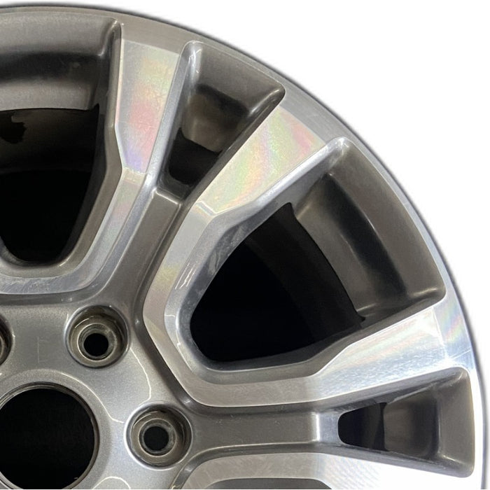 18" RANGER 19 18x8 aluminum 6 spoke machined face with pockets center in gray U spoke Original OEM Wheel Rim