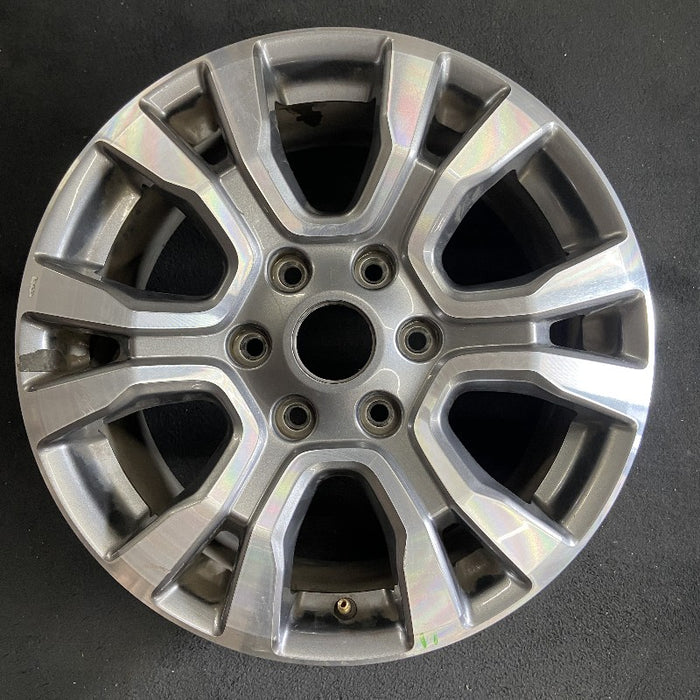 18" RANGER 19 18x8 aluminum 6 spoke machined face with pockets center in gray U spoke Original OEM Wheel Rim