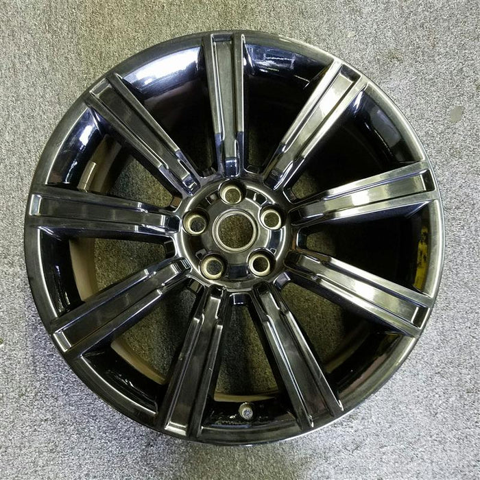 21" RANGE ROVER 17 alloy 21x9.5 9 spoke gloss black Original OEM Wheel Rim