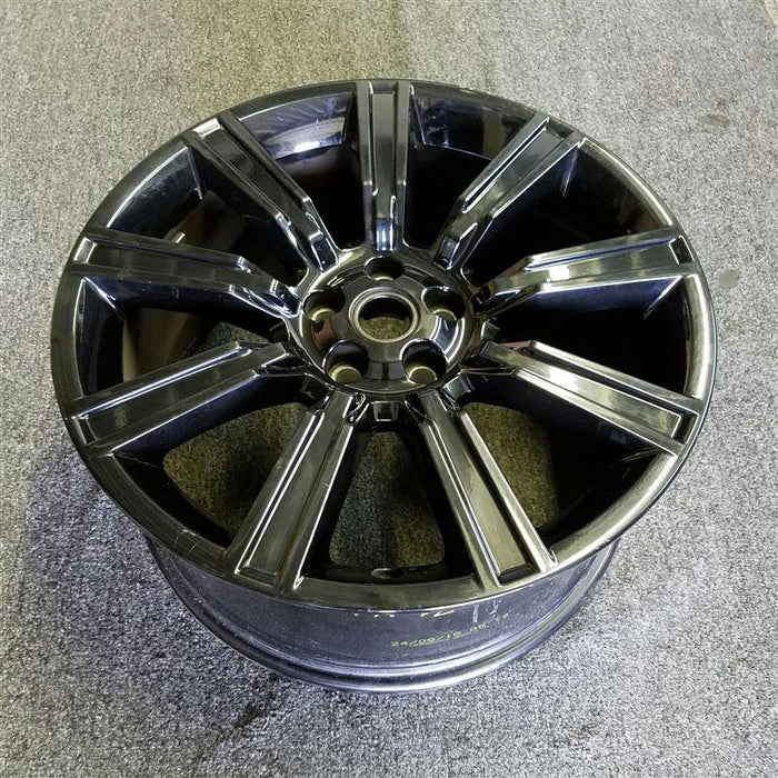 21" RANGE ROVER 17 alloy 21x9.5 9 spoke gloss black Original OEM Wheel Rim