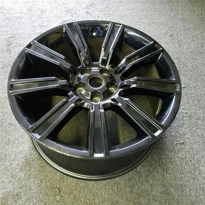 21" RANGE ROVER 17 alloy 21x9.5 9 spoke gloss black Original OEM Wheel Rim