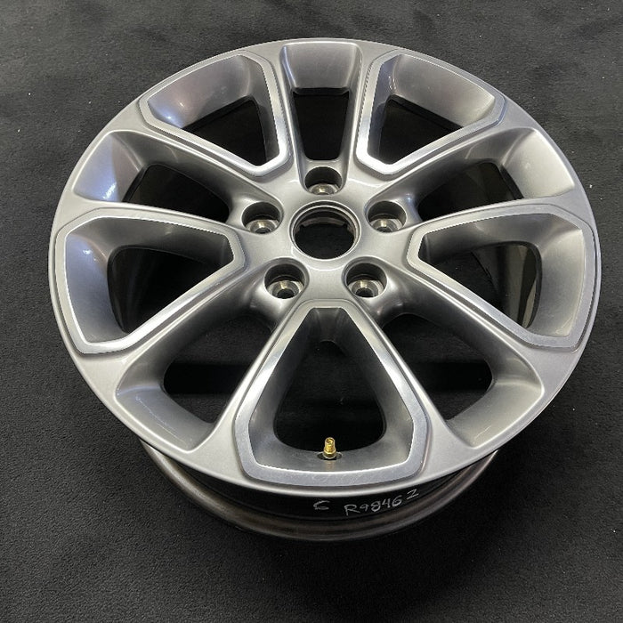 18" GRAND CHEROKEE 14 18x8 aluminum polished with pockets opt WBL Original OEM Wheel Rim