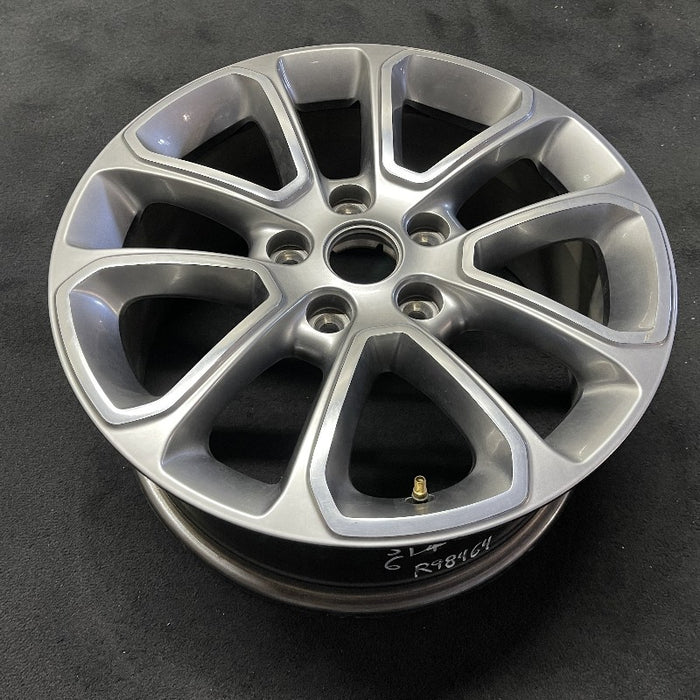 18" GRAND CHEROKEE 14 18x8 aluminum polished with pockets opt WBL Original OEM Wheel Rim