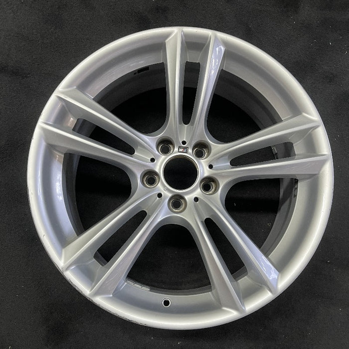 20" BMW 535i GT 10-17 20x8.5 alloy frt 10 spoke 5 double spoke peaked spoke edge Original OEM Wheel Rim