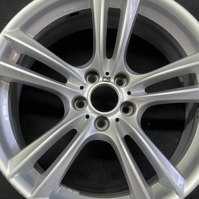 20" BMW 535i GT 10-17 20x8.5 alloy frt 10 spoke 5 double spoke peaked spoke edge Original OEM Wheel Rim