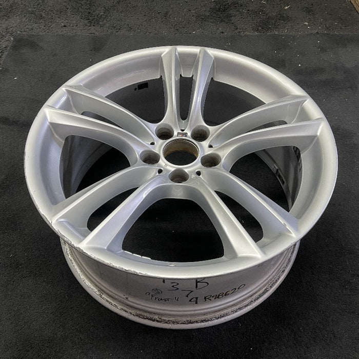 20" BMW 535i GT 10-17 20x8.5 alloy frt 10 spoke 5 double spoke peaked spoke edge Original OEM Wheel Rim