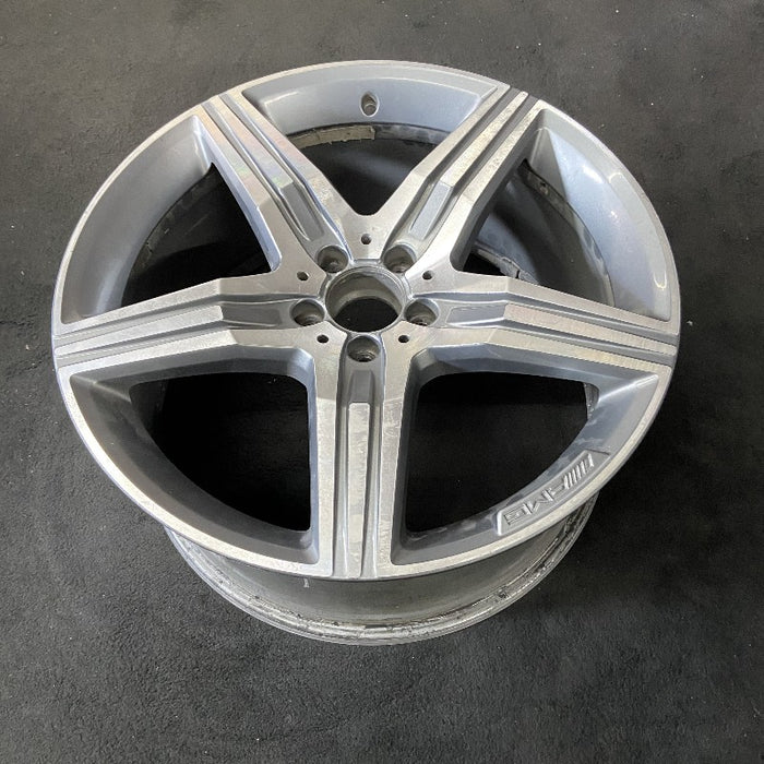 20" MERCEDES S-CLASS 14 222 Type; S63 20x9-1/2 5 spoke Original OEM Wheel Rim