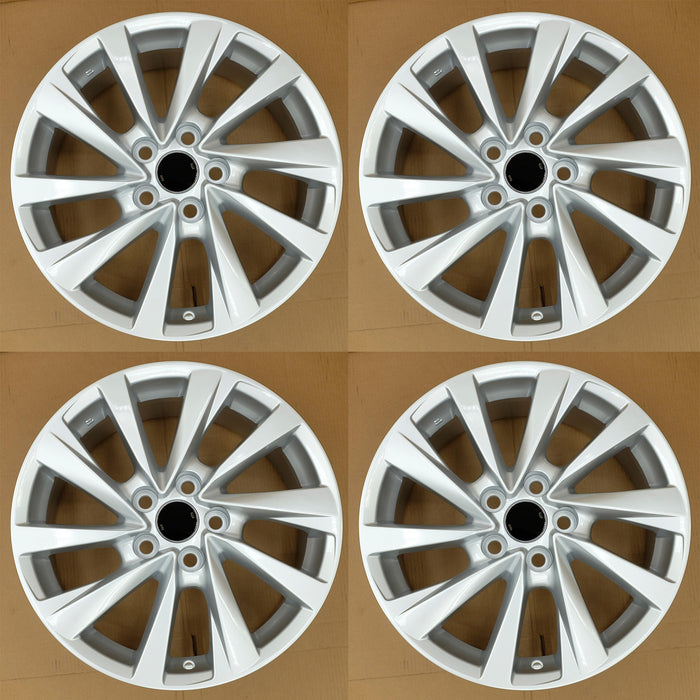 17” Set of 4 17x7.5 Silver Wheel for Toyota Camry 2021 2022 OE Style Replacement Rim