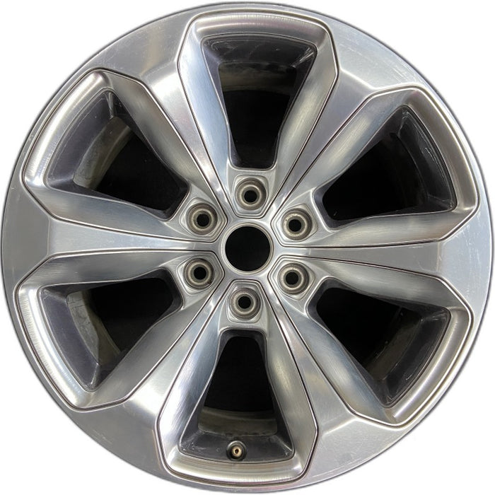 20" DODGE 1500 PICKUP 19 6 lug 20x9 6 spoke solid spoke opt WRR partial chrome clad Original OEM Wheel Rim