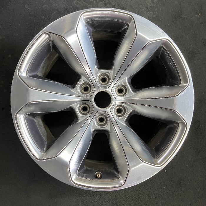 20" DODGE 1500 PICKUP 19 6 lug 20x9 6 spoke solid spoke opt WRR partial chrome clad Original OEM Wheel Rim