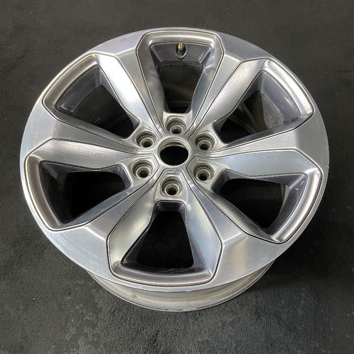 20" DODGE 1500 PICKUP 19 6 lug 20x9 6 spoke solid spoke opt WRR partial chrome clad Original OEM Wheel Rim