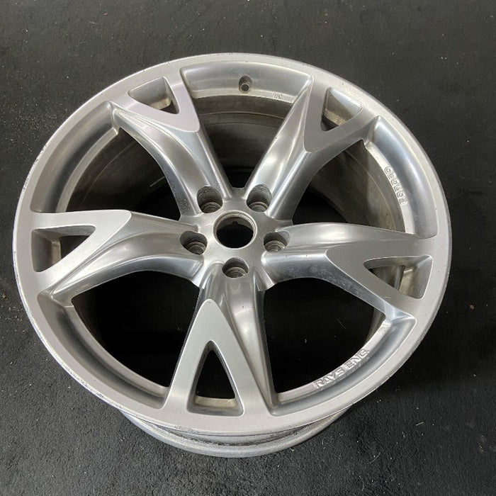 19" 370Z 09 Cpe 19x10 alloy rear 5 spoke Original OEM Wheel Rim