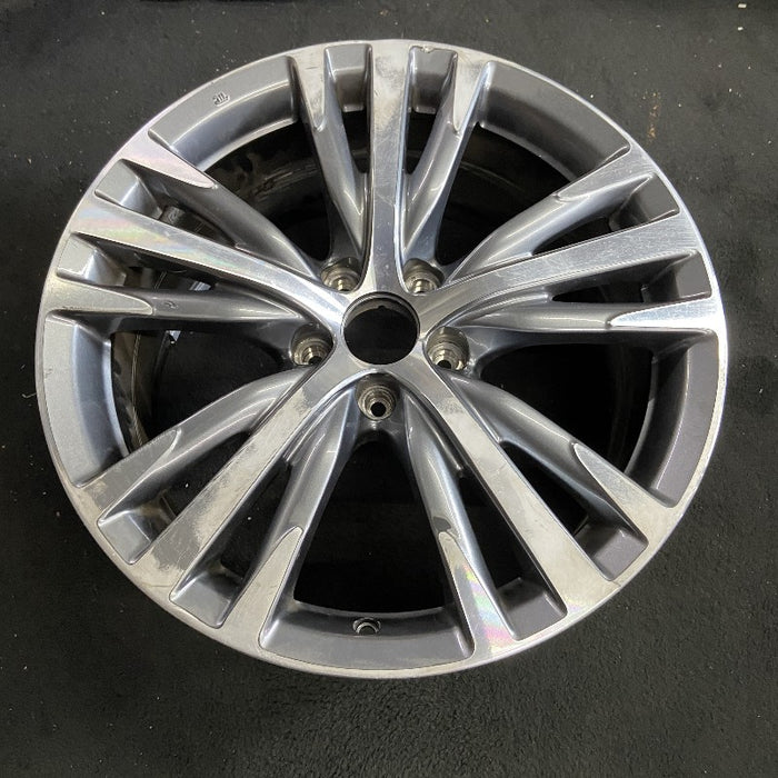 19" INFINITI Q50 18-19 19x8.5 alloy 15 spoke alternating V spoke Original OEM Wheel Rim