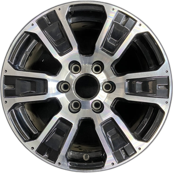 18" TITAN 17-24 18x8 alloy 6 spoke machined black solid spoke Original OEM Wheel Rim