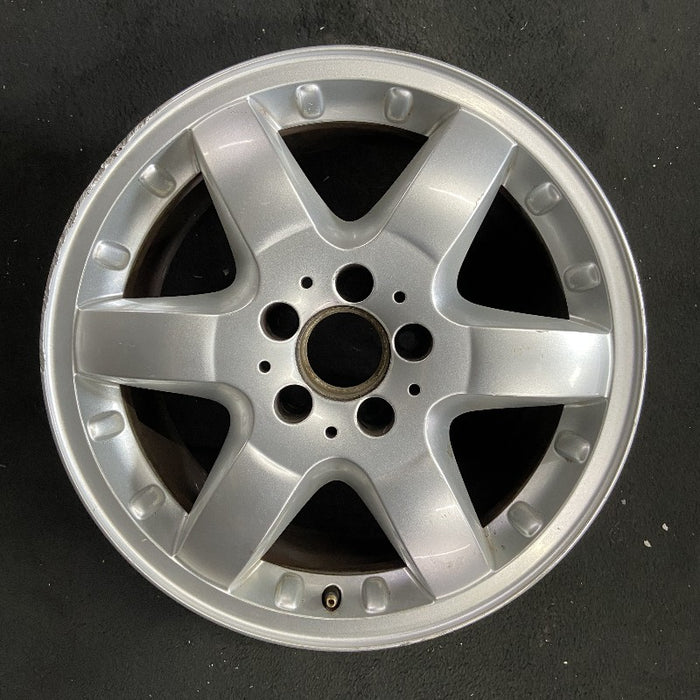 17" MERCEDES ML-CLASS 02 163 Type; ML500 17x8.5 6 spoke alloy arched spokes Original OEM Wheel Rim