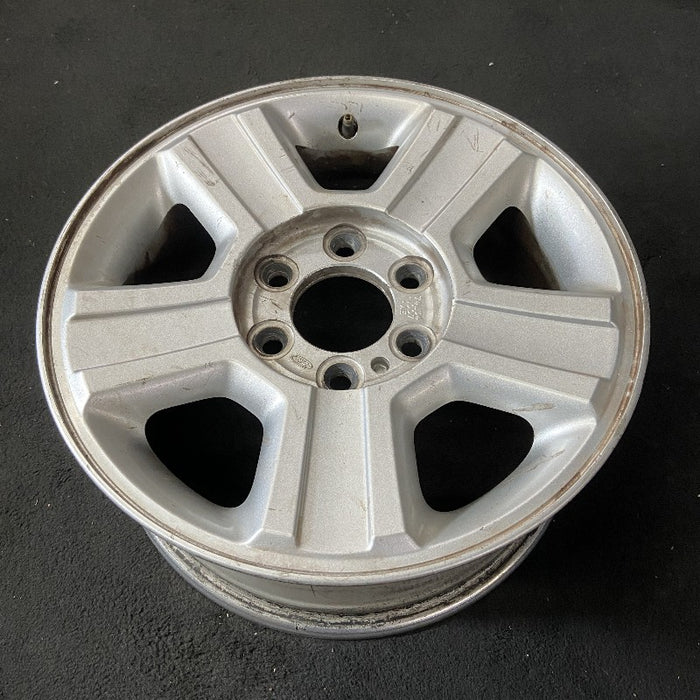 17" FORD F150 PICKUP 04 New Style 17x7.5 aluminum 5 spoke grooved spokes w/o dark paint Original OEM Wheel Rim