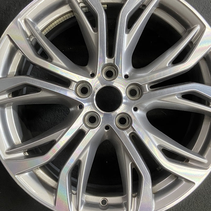 18" BMW X1 16-17 18x7.5 alloy 5 spoke open Y spoke gray Original OEM Wheel Rim