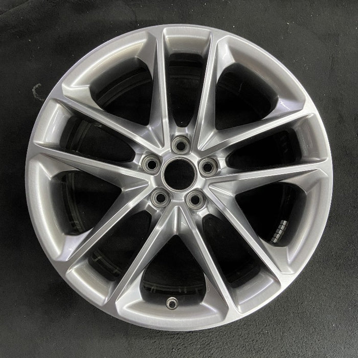 20" CHALLENGER 22 20x8 aluminum 5 spoke double spoke satin carb opt WHC Original OEM Wheel Rim