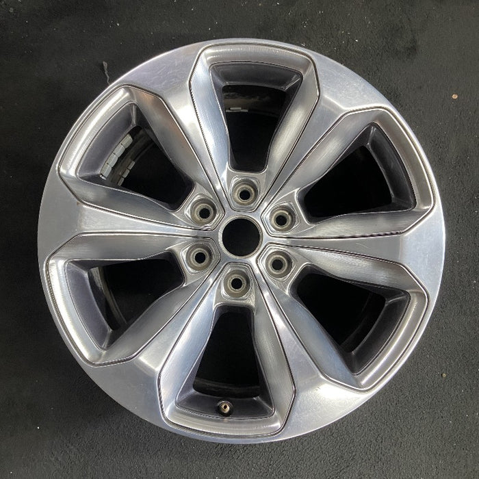 20" DODGE 1500 PICKUP 19 6 lug 20x9 6 spoke solid spoke opt WRR partial chrome clad Original OEM Wheel Rim