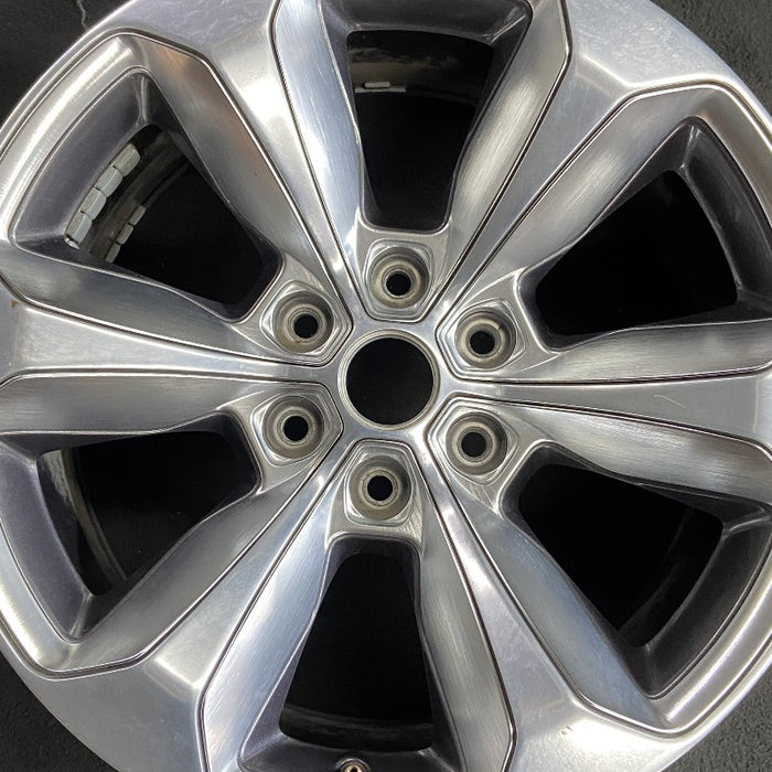 20" DODGE 1500 PICKUP 19 6 lug 20x9 6 spoke solid spoke opt WRR partial chrome clad Original OEM Wheel Rim