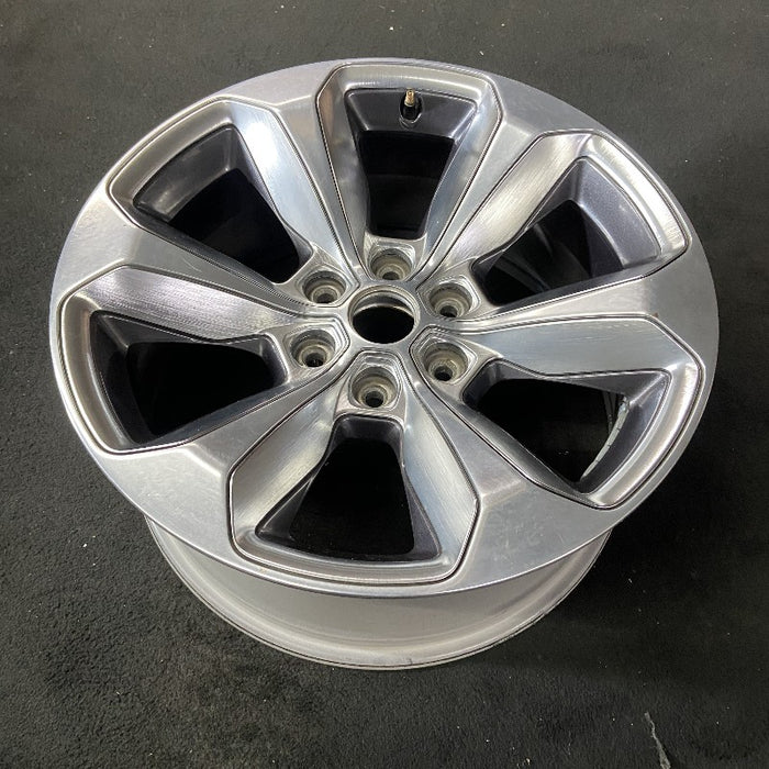 20" DODGE 1500 PICKUP 19 6 lug 20x9 6 spoke solid spoke opt WRR partial chrome clad Original OEM Wheel Rim