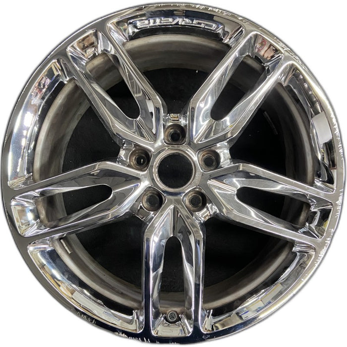 19" CORVETTE 14-19 frt 19x8.5 chrome opt Q7E Original OEM Wheel Rim