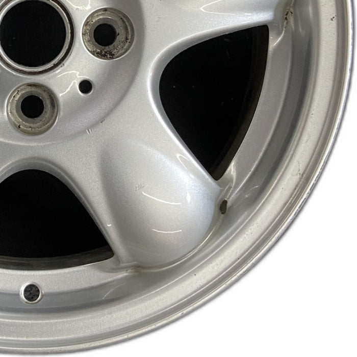 15" CLUBMAN 08-09 15x5.5 alloy 5 spoke raised in center of spoke silver Original OEM Wheel Rim