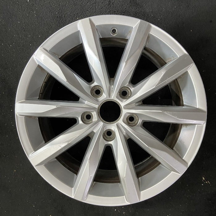 18" TOUAREG 17 18x8 alloy 10 spoke opt C5G Original OEM Wheel Rim