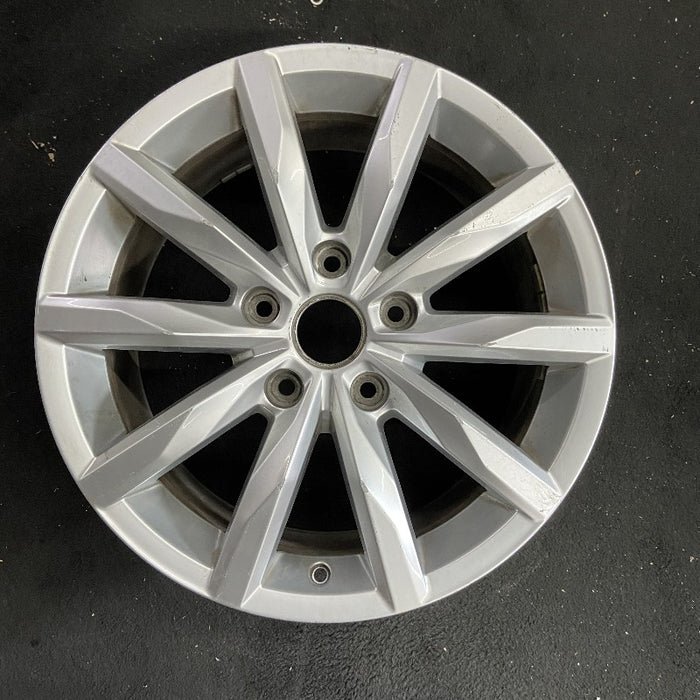 18" TOUAREG 17 18x8 alloy 10 spoke opt C5G Original OEM Wheel Rim