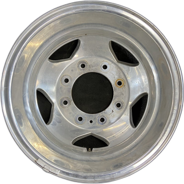 17" SIERRA 3500 PICKUP 11-17 DRW 17x6.5 forged polished aluminum opt RS7 rear outer aluminum Original OEM Wheel Rim