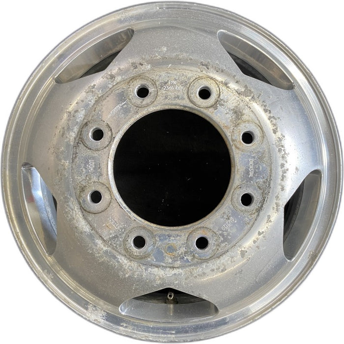 17" SIERRA 3500 PICKUP 11-17 DRW 17x6.5 forged polished aluminum opt RS7 frt Original OEM Wheel Rim