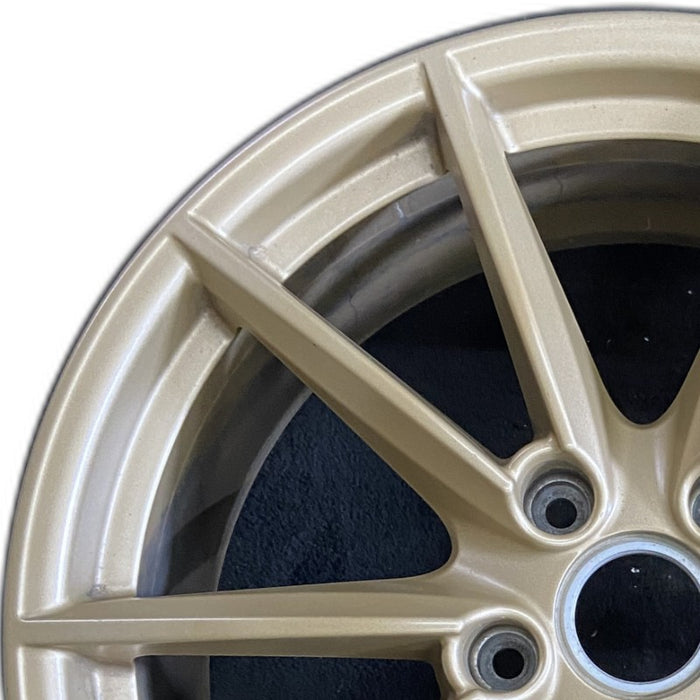 20" PORSCHE 911 20-23 20x8.5 10 spoke straight spoke w/o machined face; gold Original OEM Wheel Rim