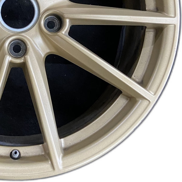 20" PORSCHE 911 20-23 20x8.5 10 spoke straight spoke w/o machined face; gold Original OEM Wheel Rim