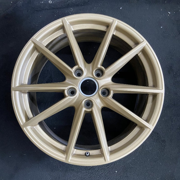 20" PORSCHE 911 20-23 20x8.5 10 spoke straight spoke w/o machined face; gold Original OEM Wheel Rim