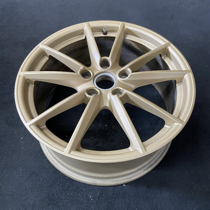 20" PORSCHE 911 20-23 20x8.5 10 spoke straight spoke w/o machined face; gold Original OEM Wheel Rim