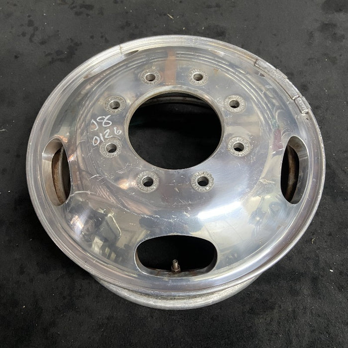 17" FORD F350SD PICKUP 05-16 17x6.5 DRW 5 oval openings forged polished aluminum frt Original OEM Wheel Rim