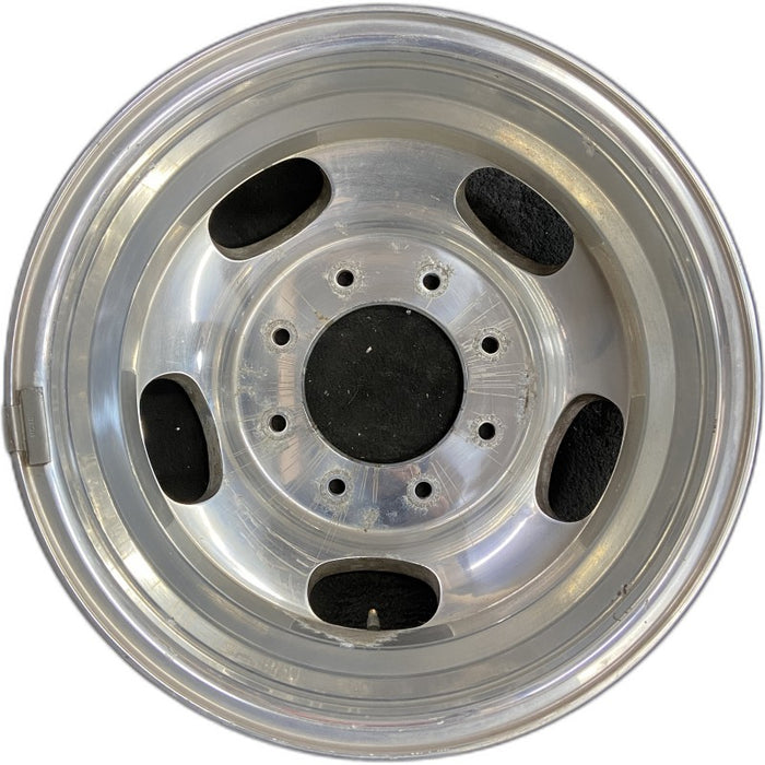 17" FORD F350SD PICKUP 05-16 17x6.5 DRW 5 oval openings forged polished aluminum rear outer Original OEM Wheel Rim