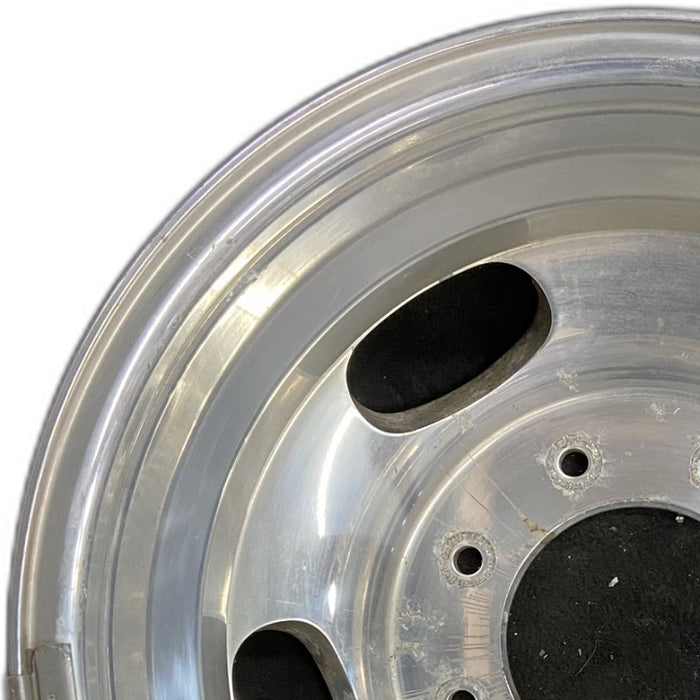 17" FORD F350SD PICKUP 05-16 17x6.5 DRW 5 oval openings forged polished aluminum rear outer Original OEM Wheel Rim